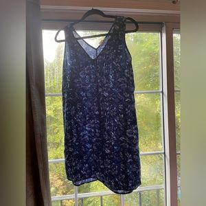 GAP Blue floral sun dress